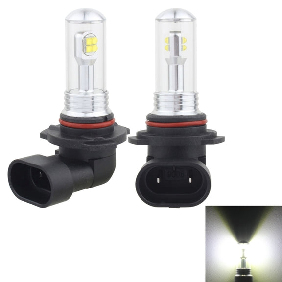 2 PCS  9006 40W 800 LM 6000K 8 LEDs Car Fog Lights, DC 12V(White Light)