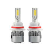 2pcs 9004 18W 1800LM 6000K Water-resistant IP68 Car Auto LED Headlight with 2 COB LED Lamps, DC 9-36V(White Light)