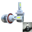 2pcs H13 18W 1800LM 6000K Waterproof IP68 Car Auto LED Headlight with 2 COB LED Lamps, DC 9-36V(White Light) - LED Headlamps by PMC TechLife | Online Shopping South Africa | PMC TechLife | Buy Now Pay Later Mobicred