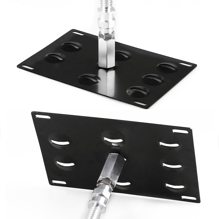Car Front Bumper Tow Hook License Plate Mounting Bracket Holder for Honda Fit 2008