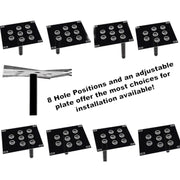 Car Front Bumper Tow Hook License Plate Mounting Bracket Holder for Honda Fit 2008
