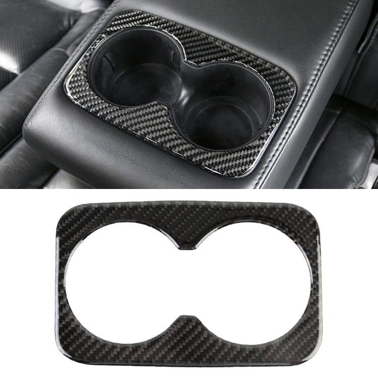 Car Water Cup Carbon Fiber Decorative Sticker for Jeep Grand Cherokee 2011-2018