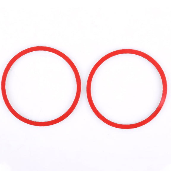 2 PCS Car Door Horn Trim Ring Decorative Sticker for Ford Mustang