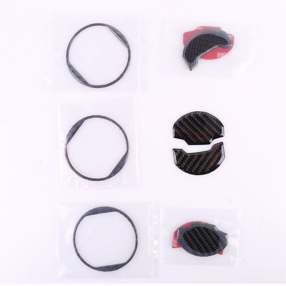 9 PCS Central Air Vents Cover Decorative Sticker Air Outlet Trim Ring for Ford Mustang 2015-2020