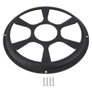 10 inch Universal Car Horn Cover Black Round Horn Cover Horn Round Cover