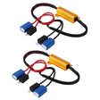 2 PCS H1 / H3 Car Canbus Error Canceller Decoder Load Resistor LED 50W 8 Ohm No Blinking Decoder Heat Resistance Aluminum Case Heat Sink High Power Metal Shell Resistance - free shipping - PMC TechLife - Order now!