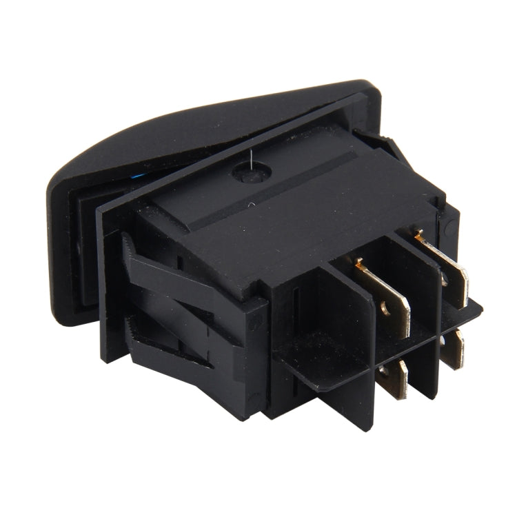 Car Truck Boat Switch Toggle Light Switch 4pin Water-resistant 12/24V Bar Style Blue Toggle Reverse Rocker Rear Light Switch Car Auto Universal DIY 4 Pin Boat Cap OFF-ON Push Button with Indicator Light