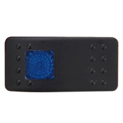 Car Truck Boat Switch Toggle Light Switch 4pin Water-resistant 12/24V Bar Style Blue Toggle Reverse Rocker Rear Light Switch Car Auto Universal DIY 4 Pin Boat Cap OFF-ON Push Button with Indicator Light