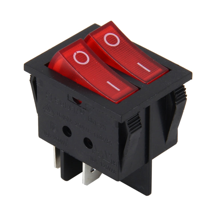 Car Truck Boat Switch Toggle Light Switch 4pin Water-resistant 12/24V Car Auto Universal DIY 4 Pin Double Control Switch OFF-ON Push Button