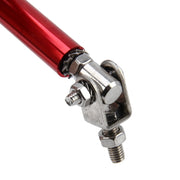 2 PCS Car Modification Large Surrounded By The Rod Telescopic Lever Front and Rear Bars Fixed Front Lip Back Shovel Adjustable Small Rod, Length: 7.5cm(Red)