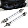 2 PCS Car Modification Large Surrounded By The Rod Telescopic Lever Front and Rear Bars Fixed Front Lip Back Shovel Adjustable Small Rod, Length: 20cm(Silver) - Trunk & Bumper Accessories by PMC TechLife | Online Shopping South Africa | PMC TechLife | Buy Now Pay Later Mobicred