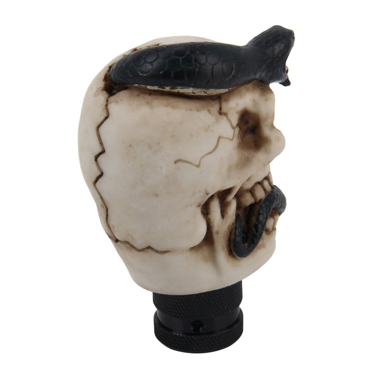 Universal Skull with a Snake Shape Car Gear Shift Knob Modified Car Gear Shift Knob Auto Transmission Shift Lever Knob Resin Gear Knobs