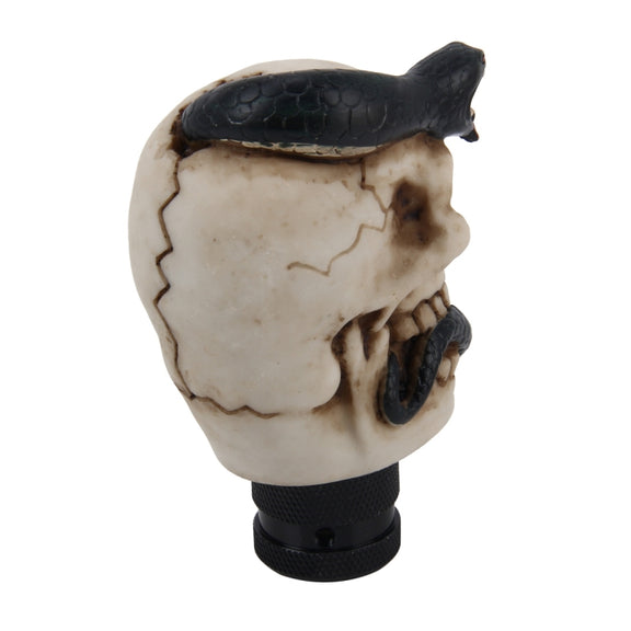 Universal Skull with a Snake Shape Car Gear Shift Knob Modified Car Gear Shift Knob Auto Transmission Shift Lever Knob Resin Gear Knobs