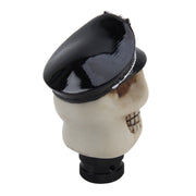 Universal Skull with A Hat Shape Car Gear Shift Knob Modified Car Gear Shift Knob Auto Transmission Shift Lever Knob Resin Gear Knobs