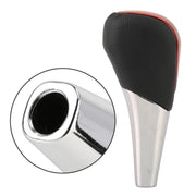 Universal High Carbon Fiber Texture Leather Hole Pattern Car Gear Shift Knob Modified Shifter Lever Knob