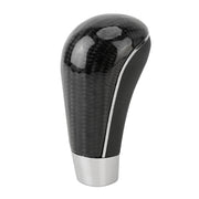 Universal Carbon Fiber Texture Leather Hole Pattern Car Gear Shift Knob Modified Shifter Lever Knob