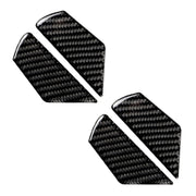 Car Carbon Fiber Door Inner Handle Wrist Panel Decorative Sticker for Volkswagen Golf 7 2013-2017