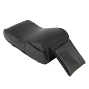 Universal Car PU Leather and Memory Foam Wrapped Armrest Box Car Armrest Box Mat with Phone Holder Storage Bag & Card Slot (Brown)