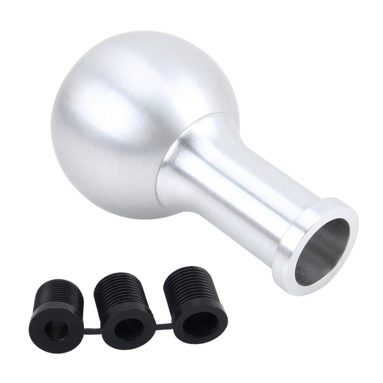 Universal Vehicle Car Bat Pattern Shifter Cover Manual Automatic Aluminum Gear Shift Knob(Silver), Size: 5*9cm