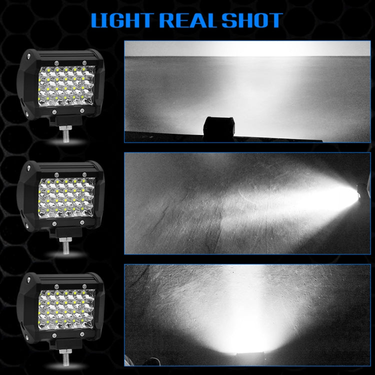 4 inch 18W 1800LM 4 Row LED Strip Light Working Refit Off-road Vehicle Lamp Roof Strip Light