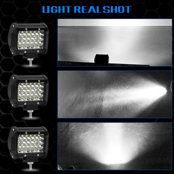 4 inch 18W 1800LM 4 Row LED Strip Light Working Refit Off-road Vehicle Lamp Roof Strip Light