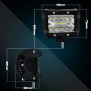4 inch 15W 1500LM LED Strip Lamp Working Refit Off-road Vehicle Light Roof Strip Light