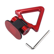 Car Truck Bumper Triangle Tow Hook Adhesive Decal Sticker Exterior Decoration (Red)