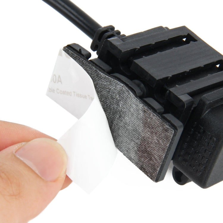 Water-resistant Motorcycle SAE To USB Cable Adapter 3.1A Dual Port Power Socket Adapter, for Smart Phones, Tablets, GPS