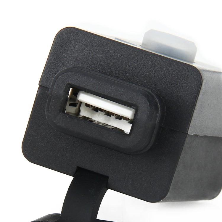 Water-resistant Motorcycle USB Phone Charger Adapter with Power Switch 5V Single Ports Smart Charging Power Socket, for Phone, Tablets, GPS