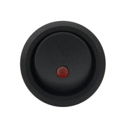 20 Amp 12 Volt Triple Plugs LED ON OFF Rocker Power Switch (Red Light)