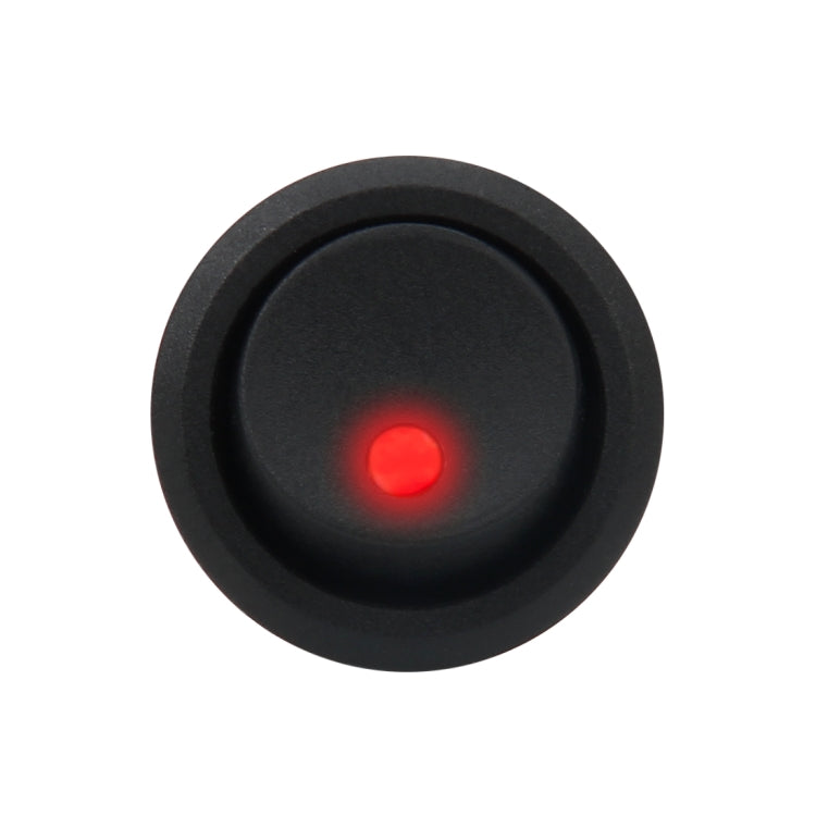 20 Amp 12 Volt Triple Plugs LED ON OFF Rocker Power Switch (Red Light)