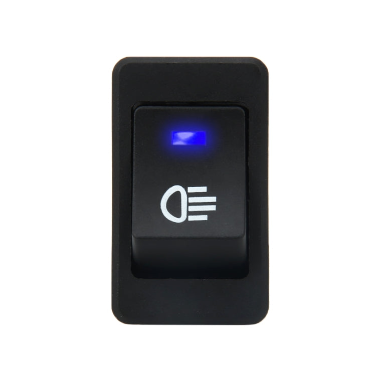 30 Amp 12 Volt Four Plugs LED ON OFF Car Fog Light Switch (Blue Light)