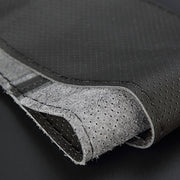 Four Seasons Genuine Leather Hand-stitched Car Adaptation Steering Wheel Cover for 38cm Steering Wheel