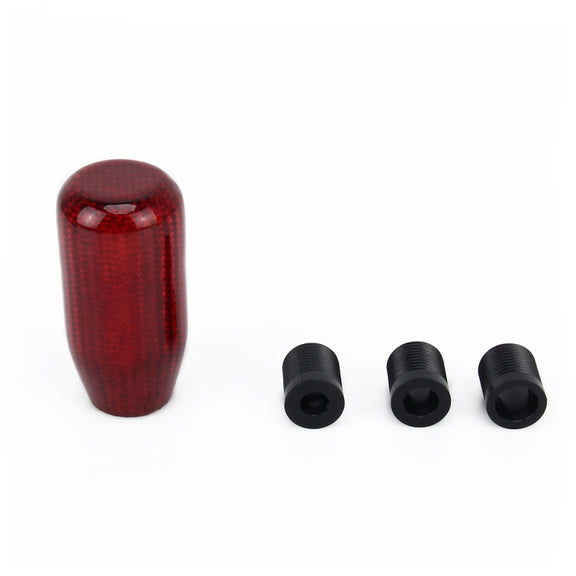 Universal Vehicle Car Shifter Cover Manual Automatic Carbon Fiber Gear Shift Knob