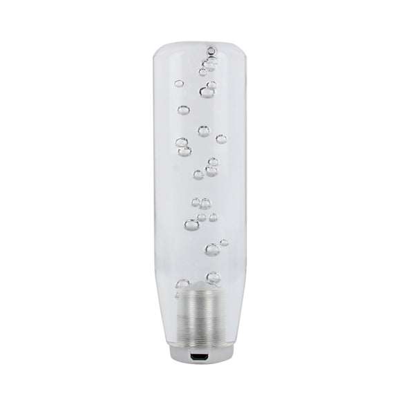 Universal Car Truck Transparent Bubble Colors LED Light Shift Knob Gear Lever Shifter, Length: 15cm