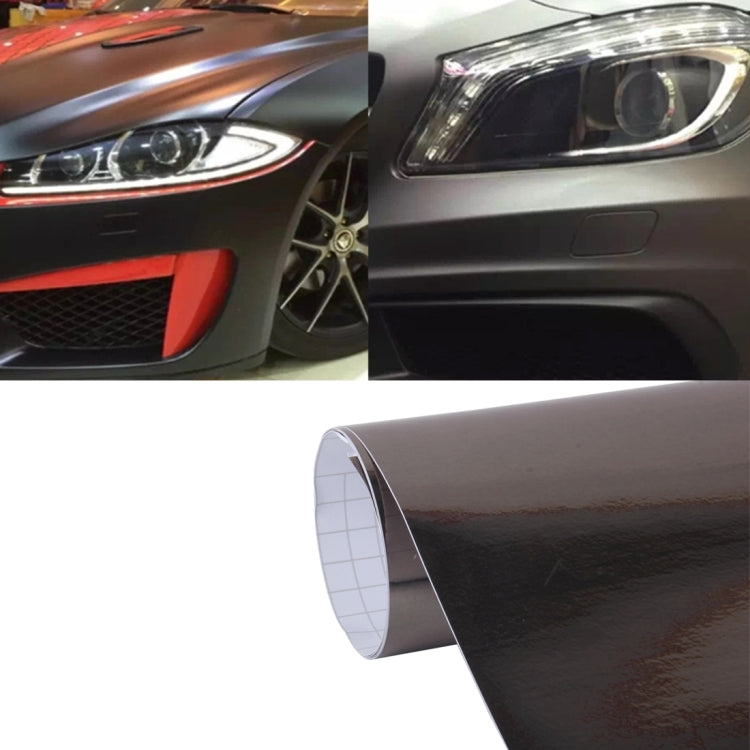1.52m �� 0.5m Electroplating Car Auto Body Decals Sticker Self-Adhesive Side Truck Vinyl Graphics(Black)