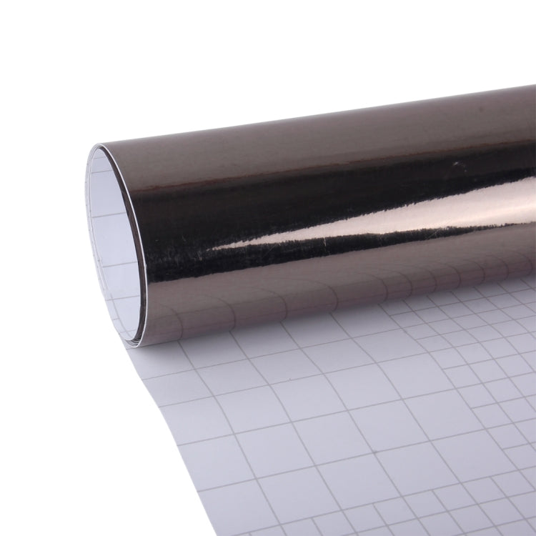 1.52m �� 0.5m Electroplating Car Auto Body Decals Sticker Self-Adhesive Side Truck Vinyl Graphics(Black)