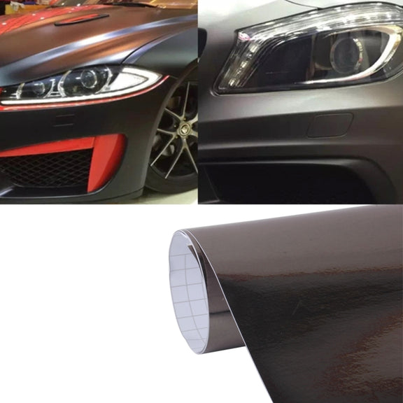 1.52m �� 0.5m Electroplating Car Auto Body Decals Sticker Self-Adhesive Side Truck Vinyl Graphics(Black)
