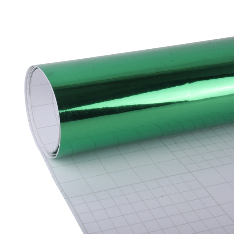 1.52m �� 0.5m Electroplating Car Auto Body Decals Sticker Self-Adhesive Side Truck Vinyl Graphics(Green)
