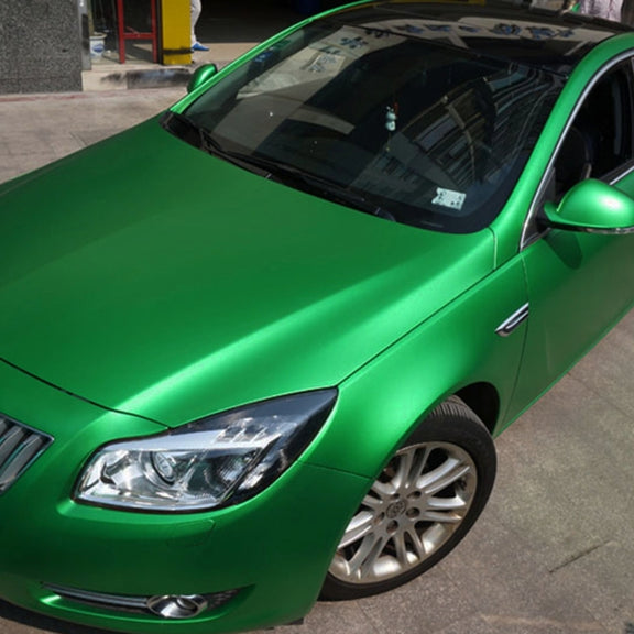 1.52m �� 0.5m Electroplating Car Auto Body Decals Sticker Self-Adhesive Side Truck Vinyl Graphics(Green)