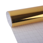 1.52m �� 0.5m Electroplating Car Auto Body Decals Sticker Self-Adhesive Side Truck Vinyl Graphics(Gold)
