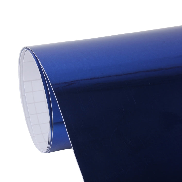 1.52m �� 0.5m Electroplating Car Auto Body Decals Sticker Self-Adhesive Side Truck Vinyl Graphics(Blue)