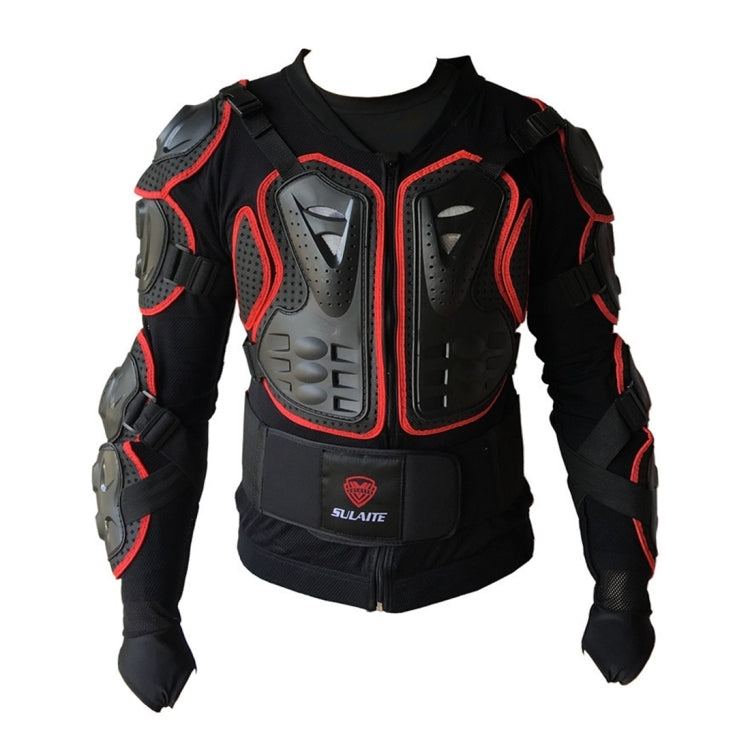 SULAITE BA-03 SUV Motorbike Bicycle Outdoor Sports Armor Protective Jacket, Size: M(Red)