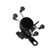Universal 12V Motorcycle USB Phone Charger with Holder, Suitable for 3.5-6.5 inch Smartphones