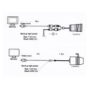656��492 Effective Pixel HD Water-resistant 4 LED Night Vision Wide Angle Car Rear View Backup Reverse Camera for 2012 Version Mazda CX-5