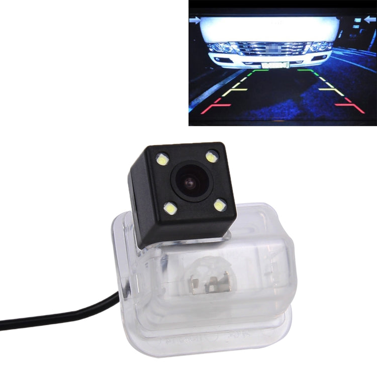 656��492 Effective Pixel HD Water-resistant 4 LED Night Vision Wide Angle Car Rear View Backup Reverse Camera for 2013-2017 Version Mazda CX-5/2010-2011 Version Mazda CX-7