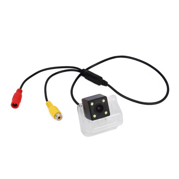 656��492 Effective Pixel HD Water-resistant 4 LED Night Vision Wide Angle Car Rear View Backup Reverse Camera for 2013-2017 Version Mazda CX-5/2010-2011 Version Mazda CX-7