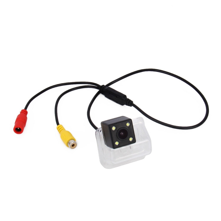 656��492 Effective Pixel HD Water-resistant 4 LED Night Vision Wide Angle Car Rear View Backup Reverse Camera for 2013-2017 Version Mazda CX-5/2010-2011 Version Mazda CX-7