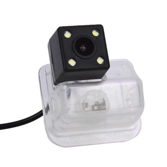 656��492 Effective Pixel HD Water-resistant 4 LED Night Vision Wide Angle Car Rear View Backup Reverse Camera for 2013-2017 Version Mazda CX-5/2010-2011 Version Mazda CX-7