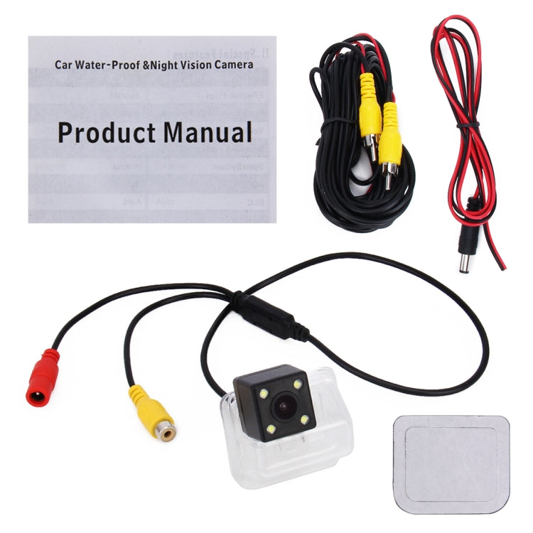 656��492 Effective Pixel HD Water-resistant 4 LED Night Vision Wide Angle Car Rear View Backup Reverse Camera for 2013-2017 Version Mazda CX-5/2010-2011 Version Mazda CX-7